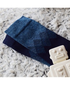 Chaussettes Socksocket mixtes dépareillées bleue